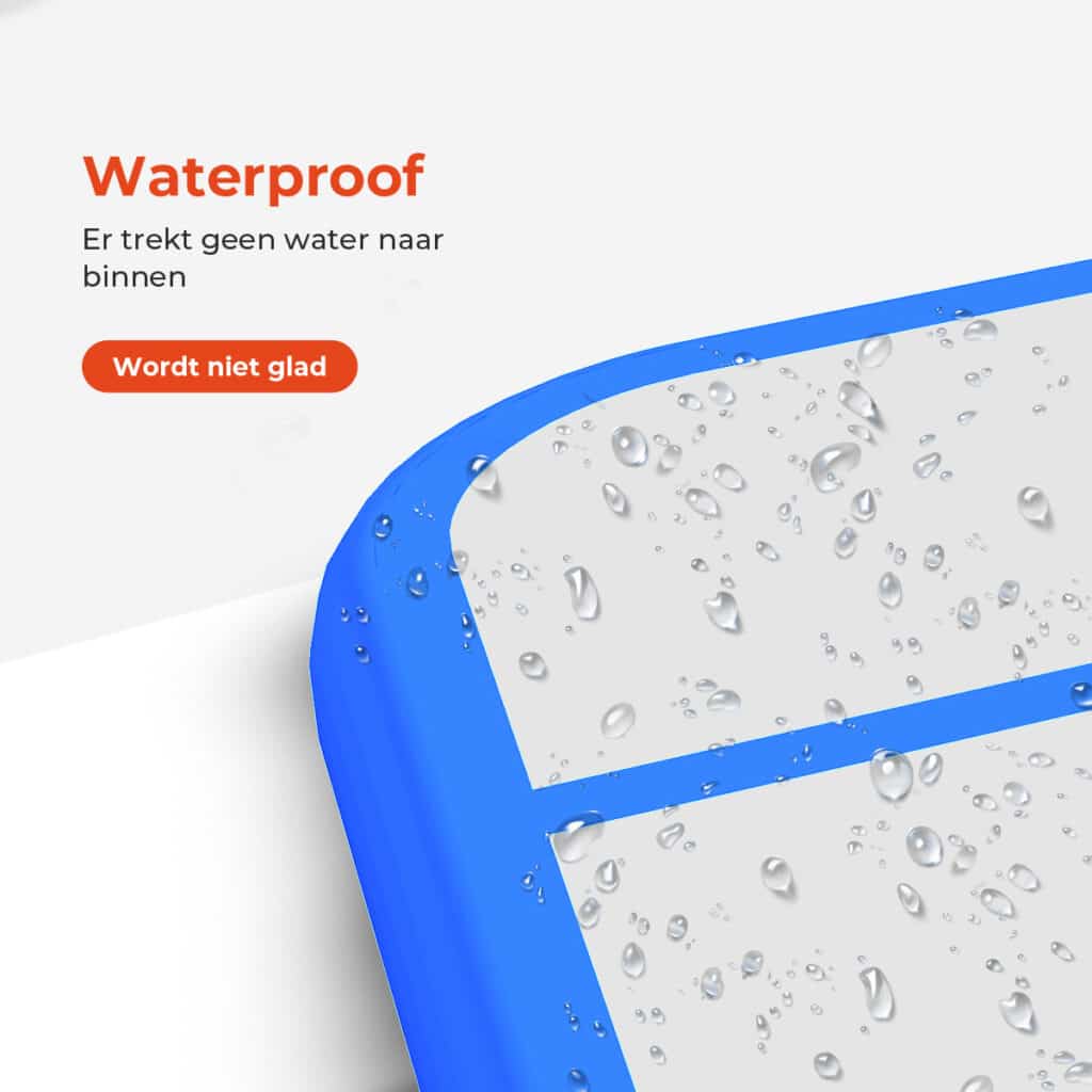 Infographic: de One Movement airtrack is waterproof